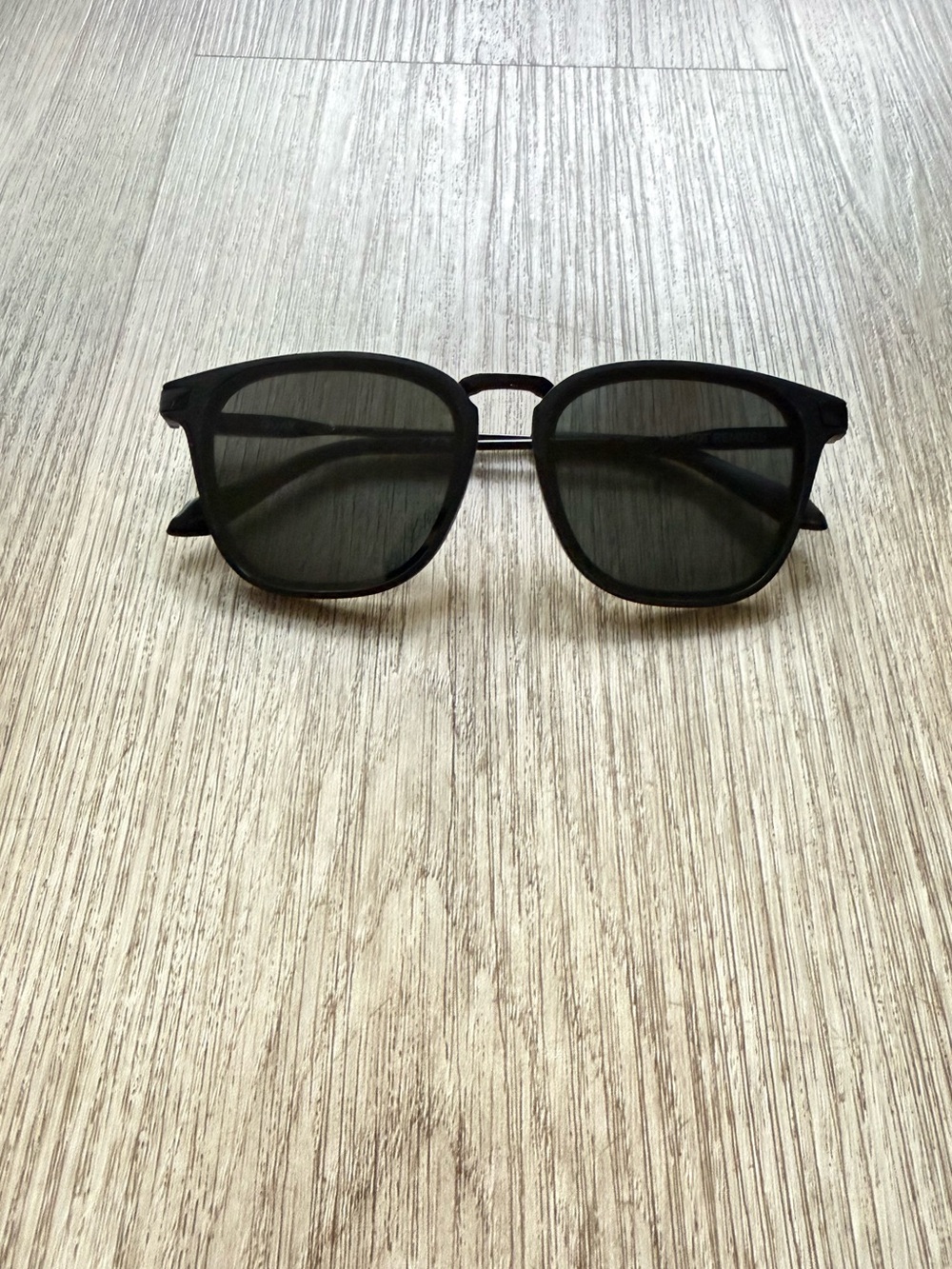 quay australia jackpot remixed matte black polarized round square sunglasses NEW